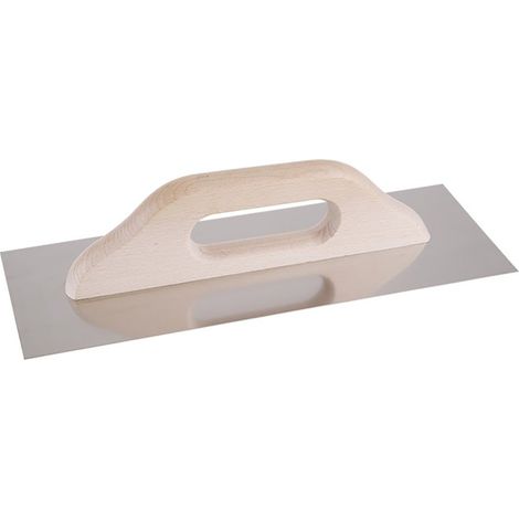 FESTA Llana de acero inoxidable mango de madera 360x130mm recta 31150.01