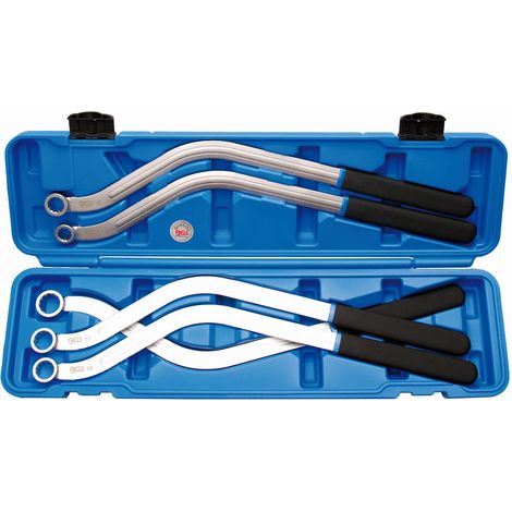 Chiavi a occhiello con impugnatura BGS Technic in cromo vanadio, set da 5