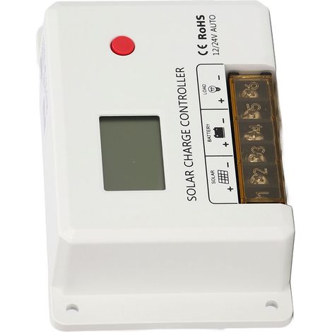 20A 12V/24V PWM-Solarladeregler, einstellbare Ladeparameter, MOS-Schaltung, LED-Anzeige, Solarspannungsregler (1/5)