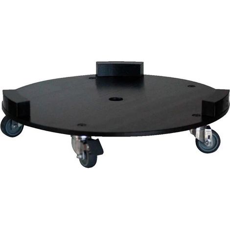 Carrello piattaforma denox c/r 100 telaio acciaio ruote pneumatiche