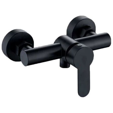 Robinet de douche noir, mélangeur d'eau chaude et froide fonctionnel pour salle de bain, conception murale, robinet de douche domestique (1/5)