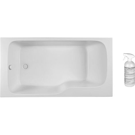 JACOB DELAFON Malice bañera ducha antideslizante + limpiafondos 170 x 90 versión izquierda