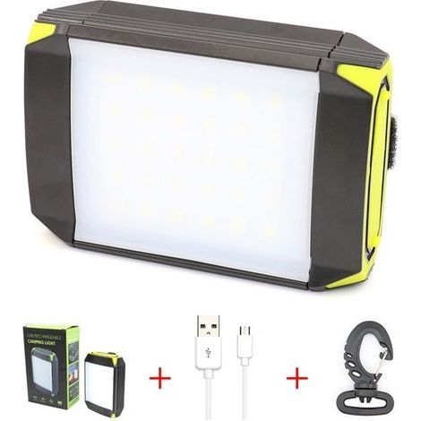 Lampe de camping LED extérieure Lampe de tente Lampe de camping amazon transfrontalière Lampe de camping imperméable à l'eau Lampe de camping d'éclairage d'urgence de grande capacité (1/5)