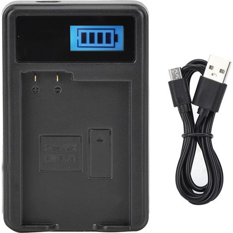 Chargeur de batterie LCD SEIVI EN EL15 pour Nikon D800 D750 D7000, affichage de charge, fente unique. (1/5)