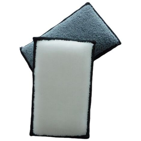 Ahlsen 2 Pièces Éponge De Nettoyage Intérieur en Cuir De Voiture, Voiture Réutilisables Éponges Lavables, Éponge Microfibre pour Vitres De Voiture, Intérieur Frotteur, pour Les Cires, Les Polis (1/5)