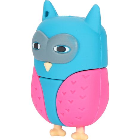 Clé USB 64 Go en forme de hibou coloré - Capacité de stockage élevée (1/5)