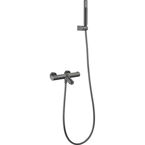 Kit bain/douche thermostatique Bless finition gun metal brossé [ IMEX® ]