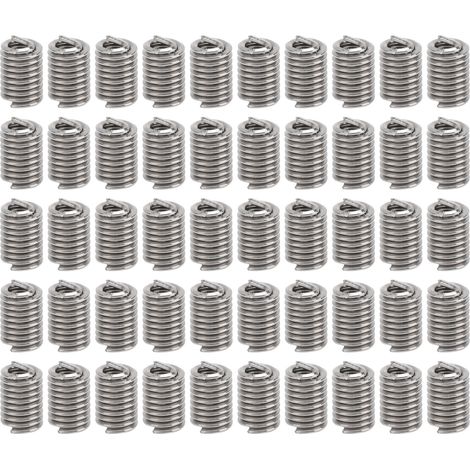 50 Pièces Insert Fileté Métrique Bushing Réparation Écrou Cage Protection Filetage (1/5)