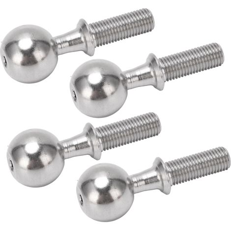 4 rotules de direction en acier inoxydable pour ARRMA INFRACTION 6S 1/7 et TYPHON 6S 1/8, pièces de rechange pour voiture RC (1/5)