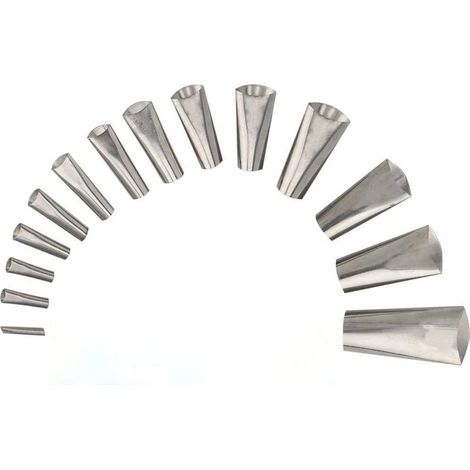 Buse À Jointoiement En Acier Inoxydable - 14 Pièces - Pour Salle De Bain Cuisine Plancher Angle - Kit Réutilisable (1/5)