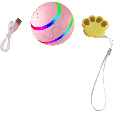 Interaktiver Rollball für große Hunde, aus ABS-Silikon, IP54, mit LED-Licht und wiederaufladbarem Akku. (1/5)