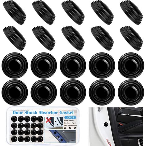 Amortisseur De Porte Automobile - Joint D'Amortissement En Pvc - Pour Portes Avant Arrière Coffre Capot - Lot De 20 Pièces (1/5)