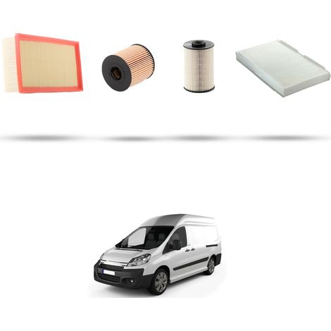 Kit tagliando 4 filtri compatibile con Citroen Jumpy II 2.0 Hdi 94kw dal 2011 (1/5)