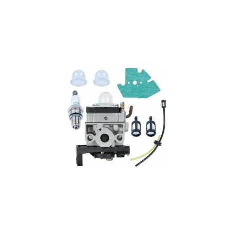 Carburatore ZVD per motore decespugliatore Honda GX25 GX35 GX 25 35 HHT35 HHT35S FG110, fornito con tubo flessibile, guarnizione, candela e kit filtro carburante. Questo set di ricambio include - Crez (1/4)