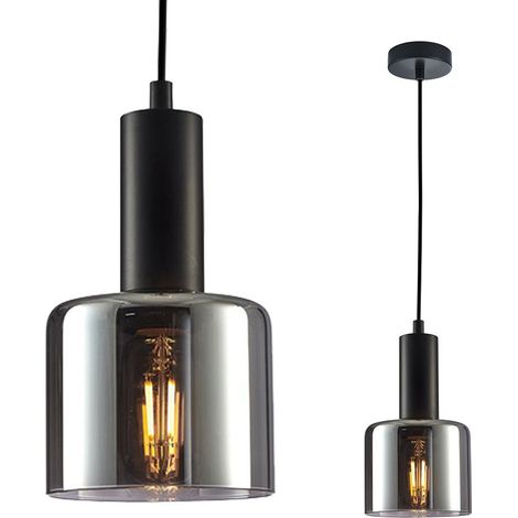 Italux Santia Moderne 1-flammige Kuppel-Pendel-Deckenleuchte, E27 (1/2)