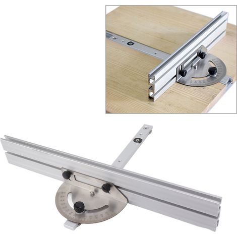 Transportador de aluminio con buscador de ángulos para carpintería, herramienta de medición de precisión para construcción y arquitectura, ángulo giratorio. (1/5)