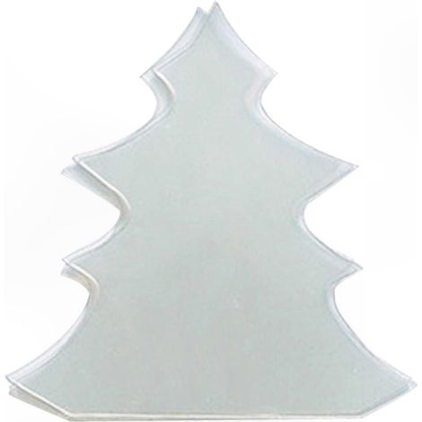 Suspension sapin de Noël 3D en plâtre, moule silicone pour lampe ornementale, arbre cristal goutte de colle, sable mouvant abrasif, décor artisanal DIY (1/5)