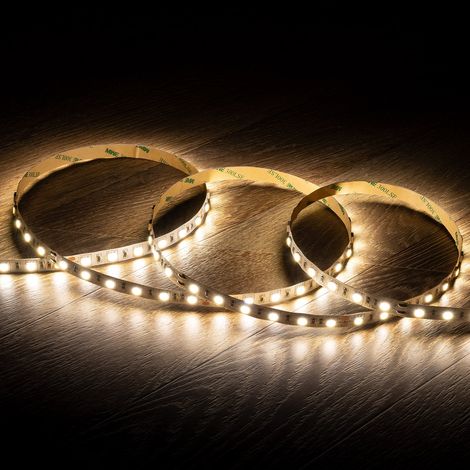 Striscia LED 24V DC 60 LED/m 5m IP20 Larghezza 10mm CRI90 Expert Color 4000K Bianco Naturale
