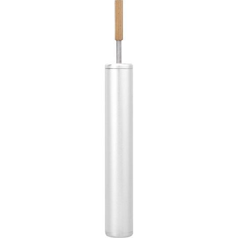 Set mit 1 multifunktionalem Ölpinsel aus farbiger Aluminiumlegierung, Roller-Werkzeug für DIY-Lederarbeiten, Silber 1 (1/5)