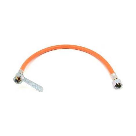 FLESSIBILE GAS FF IN GOMMA CON CHIAVETTA Misura: cm 100