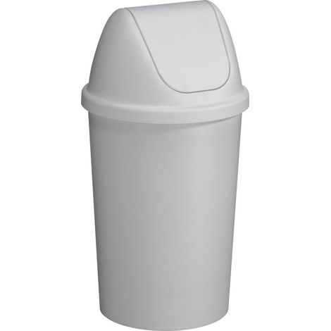 Sunware Schwingdeckeleimer Twinga 45 l, grau Mülleimer & Abfallbeutel (1/2)