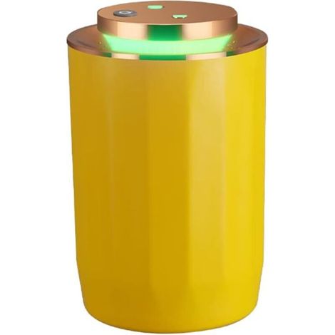 Bardusch 1 Pcs Mini humidificateur 2500ml double spray d'huile essentielle Diffuseur d'arôme d'huile essentielle USB brume fraîche Humidificateur pour voiture bureau chambre à coucher (Jaune) (1/4)