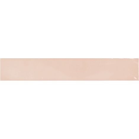 Carrelage mur effet zellige rose 6,5x40 cm MANACOR BLUSH PINK (vendu par boite de 1m2) (1/3)