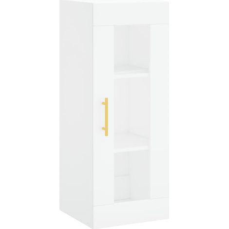 Buffet,Bahut,Armoire murale blanc 34,5x34x90 cm CFW75529 (1/5)