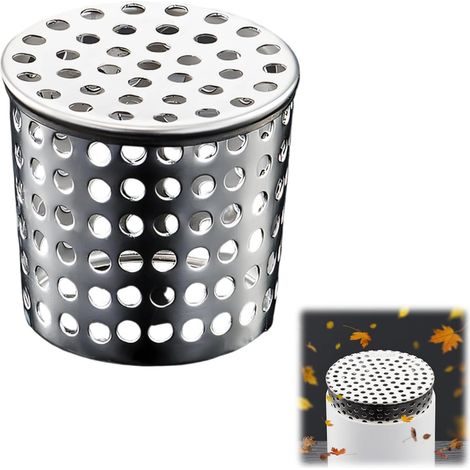 Grille de filtration pour sortie de drainage - anti-rongeurs - couvercle de protection en acier inoxydable pour gouttière de toit- convient aux drains de toit plat- aux drains d'avant-toit et aux gout