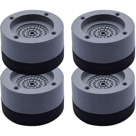 Paquete de 4 almohadillas antivibración universales para lavadoras, refrigeradores y otros electrodomésticos (hy) (1/5)