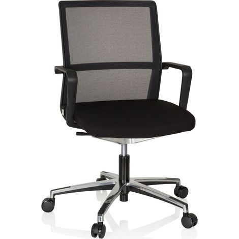 Bürostuhl / Drehstuhl MOVE-TEC NET 3D Netzstoff schwarz / schwarz hjh OFFICE (1/5)