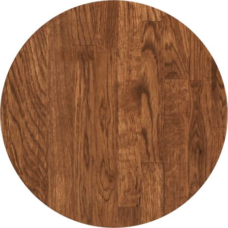 Encimera Marrón Claro Ø 30 x 4 cm Madera de Roble Sólido vidaXL