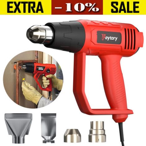 2000W Heat Gun Heating Variable Temperature for Shrink PVC Tubing/Wrapping/Craft (1/5)