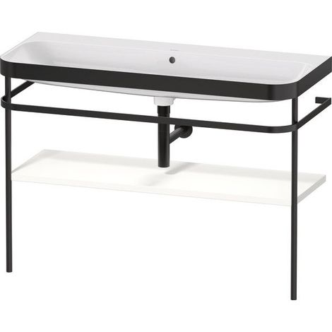 DURAVIT HP4739N84840000 HappyD2+ en forme de C avec vidage central 1175x490x850 mm