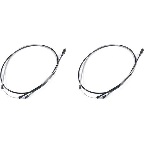 Adatto per 2 cavi di apertura del cofano anteriore per auto, codici articolo 2108800159 e A2108800159, applicabili a Mercedes-Benz Classe E E200, E220 e E250.