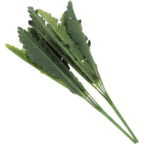 Realistische künstliche Sansevieria mit 9 Köpfen in grüner Folie, 2 Stück, für die Innendekoration, langlebig und welkeresistent, für Hochzeiten und Bankette (1/5)