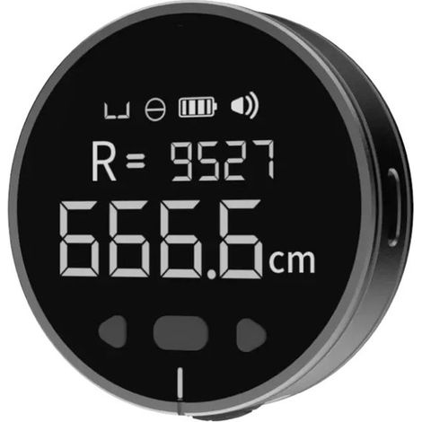 Longziming - Mètre ruban électronique - Écran LCD HD, compact et portable - Rechargeable par USB-C, longue autonomie - Mesureur de distance précis pour la maison et la construction (1/5)