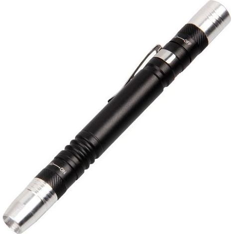 Lampe de poche Ultra Violet pour lampe de test de torche Ultra Violet blanche 395nm Mini lampe de poche UV 2 en 1 LED UV Blacklight 2 Source de lumière (1/5)