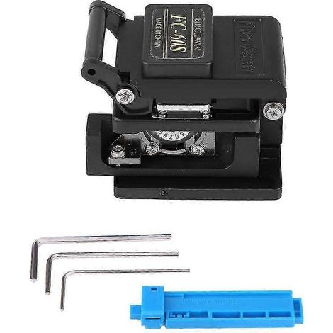 Cliveuse de fibre optique haute précision FC-60S, outil de coupe de câbles, couteau de coupe, kit d'outils intelligent WHBYV (1/4)