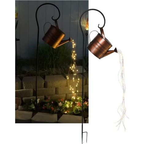 De jardin de douche d'étoile s'allume, lumière solaire extérieure, pour la décoration de lumière de lanterne de chemin de cour LED IP65 étanche