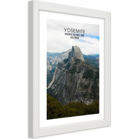 Quadro con cornice, Roccia nel Parco Nazionale dello Yosemite - 40x60 (1/5)