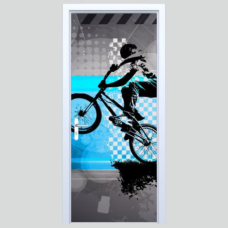 Adesivo in tessuto per porta, per bici BMX freestyle 425PD