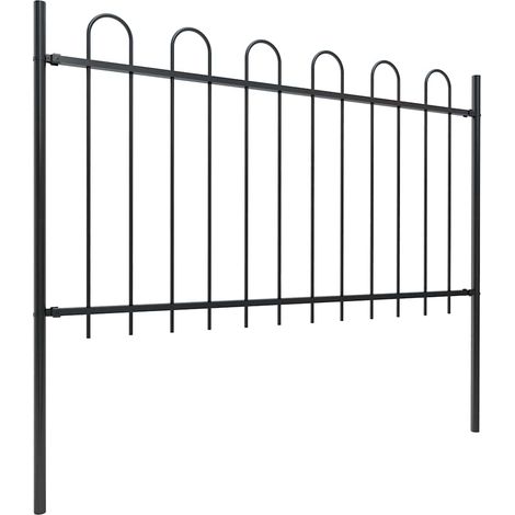 Maison Exclusive - Gartenzaun  Stahl  Robust  Modern