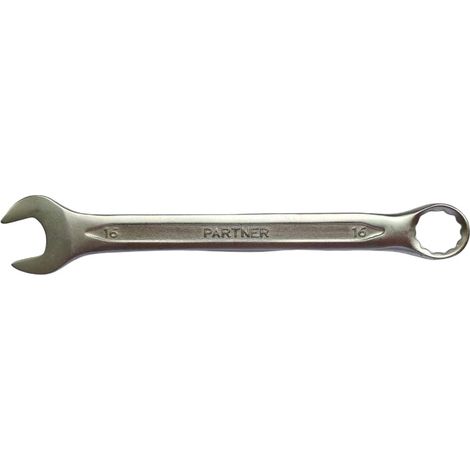 Llave de boca fija de 16 mm de largo y 200 mm de acero al cromo-vanadio (1/5)