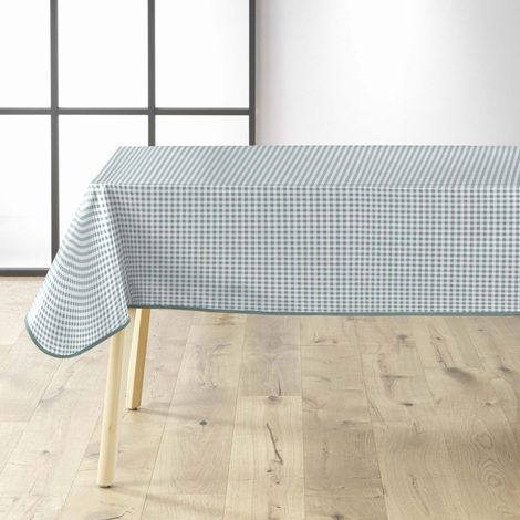 Nappe Imprimé "Miny Vichy" 140x240cm Vert Sauge