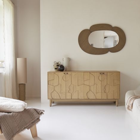 Buffet en bois de mindi Otho 165 cm (1/5)