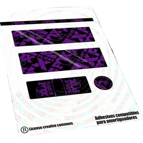 Pegatinas, vinilo de alta calidad, diseños personalizados, color morado. (1/2)