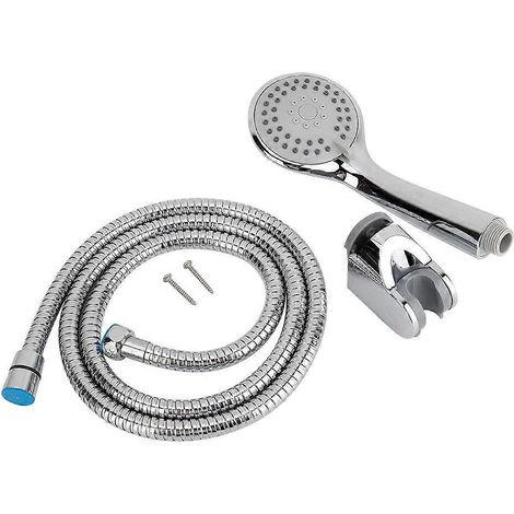 Ensemble de pommeau de douche pressurisé G1/2" à trois fonctions pour salle de bain et usage domestique (1/5)