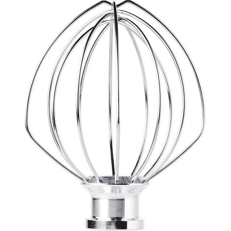 Whisk metal for mixer kitchenaid to head adjustable, agitateur to cream to the eggs, whisk to mayonnaise stainless steel (replaces K45WW) (1/5)