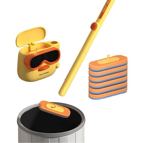 shaped toilet brush wall mounted bathroom cleaning tool